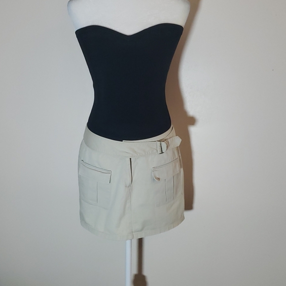 Vintage ILU 2 Pocket Mini Skirt Size 7 - Picture 1 of 7